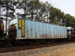 GACX 57139 buffer car on train 64D